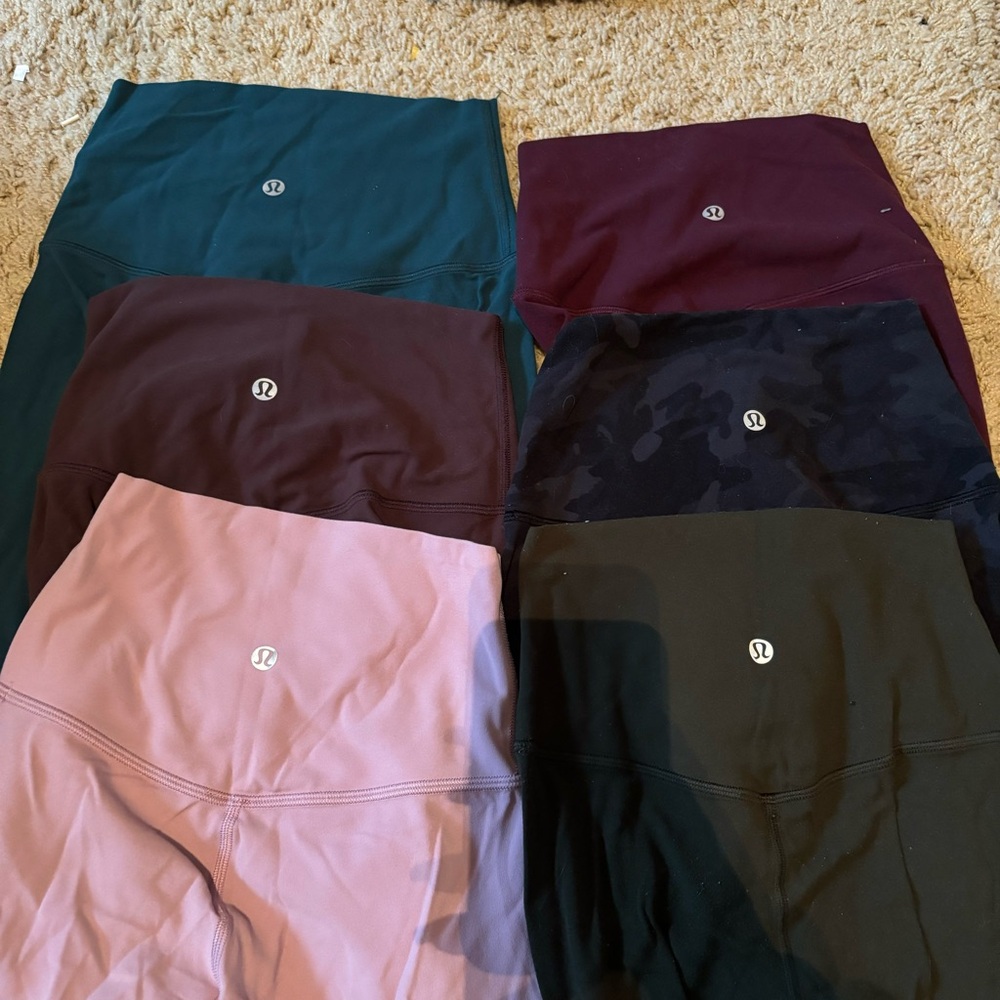 PLEASE READ  - 6 pair of size 2 Lululemon